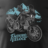 MV Agusta Enduro Veloce Herren Schwarz Motorrad Motorrad-T-Shirt