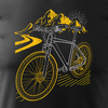 MTB Mountainbike-T-Shirt Herren schwarz REGULAR