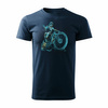 MTB Downhill Mountainbike T-Shirt Herren navy blau REGULAR