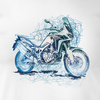 Honda Africa Twin CRF1100L Herren-Motorrad-T-Shirt weiß