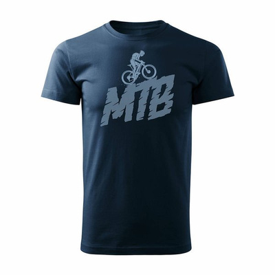 MTB Herren Mountainbike Trikot navy blau REGULAR