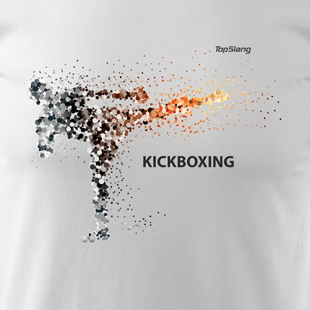 Herren Kickbox-T-Shirt weiß REGULAR