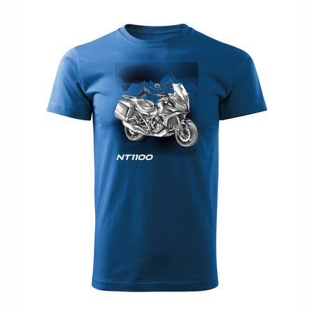 Ausverkauf - Honda NT 1100 Herren blau REGULAR Motorrad-T-Shirt