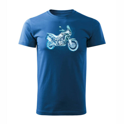 Honda Africa Twin CRF1100L blau navy Motorrad Motorrad-T-Shirt