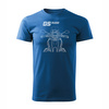 BMW GS 1250 ADVENTURE Herren Motorrad Motorrad-T-Shirt blau REGULAR