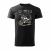 CF MOTO MT800 Herren Schwarz Motorrad Motorrad-T-Shirt