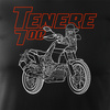 Yamaha Tenere 700 Herren schwarz Motorrad-T-Shirt REGULAR