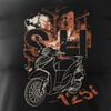 Honda SH125i SH 125 i Herren Schwarz Motorrad Motorrad-T-Shirt