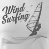 Ausverkauf - Herren Windsurfing T-Shirt weiß REGULAR