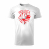 Polnisches Volleyball-T-Shirt für Volleyball-Fans Volleyball Herren weiß REGULAR