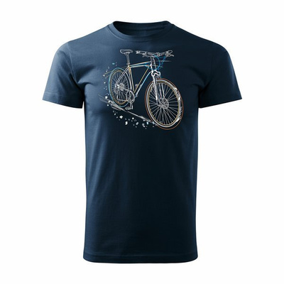 Herren MTB Mountainbike Trikot REGULAR navy blau