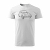 VW Beatle Buckel Auto T-Shirt Herren weiß REGULAR