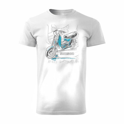 Simson Enduro S50 S51 Herren marineblau REGULAR Motorrad-T-Shirt