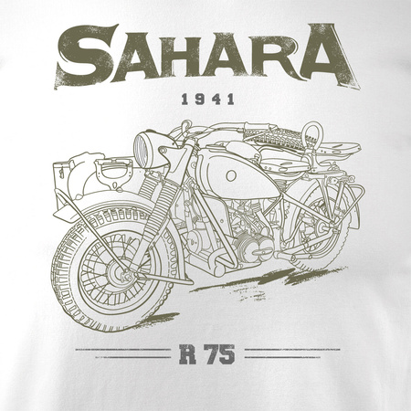 BMW Sahara Legend Herren-Motorrad-T-Shirt weiss