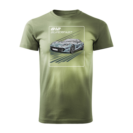 Ferrari 812 Superfast T-shirt Herren Khaki REGULAR