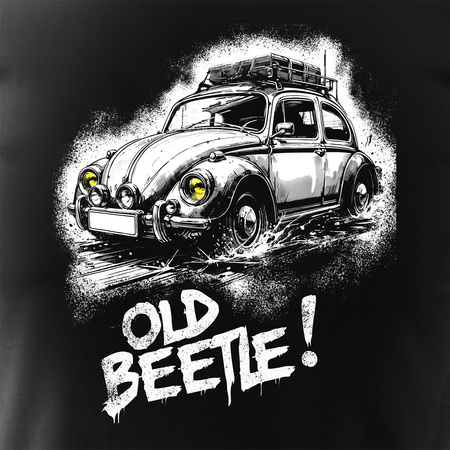 VW Beetle Buckel Auto T-Shirt Herren schwarz REGULAR