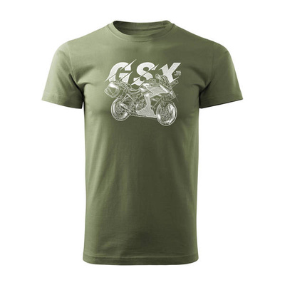 Suzuki GSX 1000 GT Herren khaki REGULAR Motorrad-T-Shirt