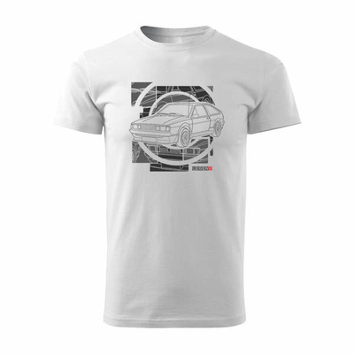 VW Scirocco Herren-Auto-T-Shirt weiß REGULAR