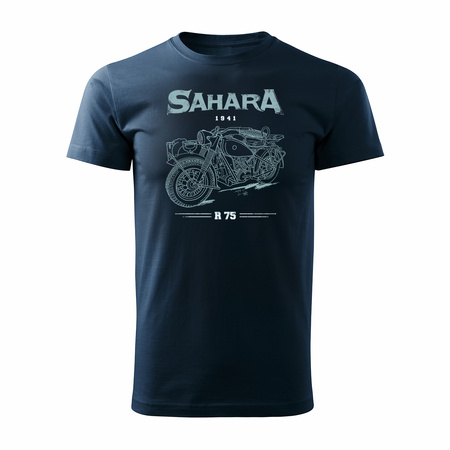 BMW Sahara Legend Herren-Motorrad-T-Shirt navy blau