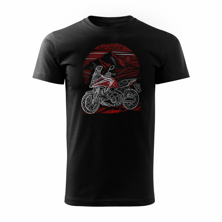 Ausverkauf - Honda NC 750 X NC750X Herren-Motorrad-T-Shirt schwarz REGULAR