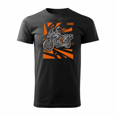 Ausverkauf - KTM 1290 Super Duke GT Herren Motorrad T-Shirt schwarz REGULAR