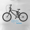 Herren BMX Radfahren T-Shirt weiß REGULAR