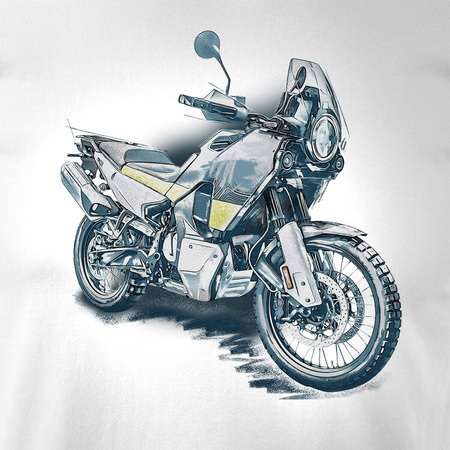 Husqvarna Norden 901 four legend Herren weiss REGULAR Motorrad-T-Shirt