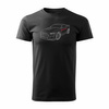 Ford Mustang Automobil-T-Shirt Ford Mustang Shelby GT F35 Herren schwarz REGULAR