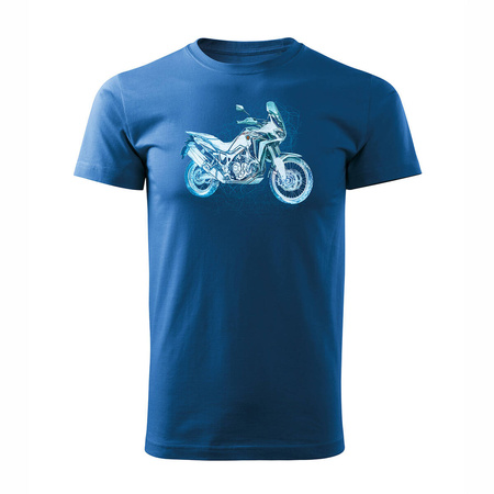 Honda Africa Twin CRF1100L blau navy Motorrad Motorrad-T-Shirt