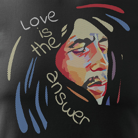 Bob Marley Reggae-T-Shirt Bob Marley Herren schwarz REGULAR