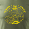 Ausverkauf - Ursus C45 Traktor-T-Shirt für Bulldog Landwirt Männer khaki REGULAR