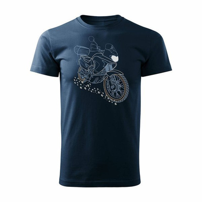 Verkauf - Honda Transalp Herren marineblau REGULAR Motorrad-T-Shirt