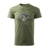 Ausverkauf - MZ ETZ 150 Herren khaki REGULAR Motorrad-T-Shirt