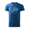 Cezet Cezeta 350 Herren blau REGULAR Motorrad-T-Shirt