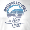 Herren moto paraglider t-shirt Weiss REGULAR