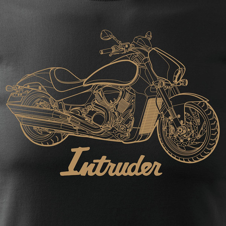 Ausverkauf - Suzuki Intruder M1800R Herren schwarz REGULAR Motorrad Motorrad-T-Shirt