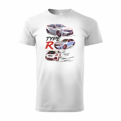 Honda Civic Type R Herren T-Shirt weiss REGULAR