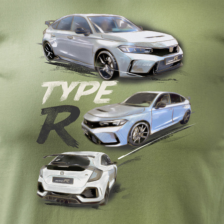 Honda Civic Type R Herren T-Shirt khaki REGULAR