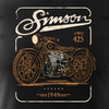 Simson Awo 425 Herren schwarz REGULAR Motorrad-T-Shirt