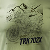 Benelli TRK 702 X TRK702 TRK702X Stroke Herren khaki Motorrad-T-Shirt REGULAR