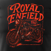 Royal Enfield Classic 350 Legend Herren Schwarz Motorrad Motorrad-T-Shirt