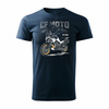 Ausverkauf - CF MOTO MT800 Herren marineblau Motorrad Motorrad-T-Shirt