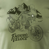 MV Agusta Enduro Veloce Herren Khaki Motorrad Motorrad-T-Shirt