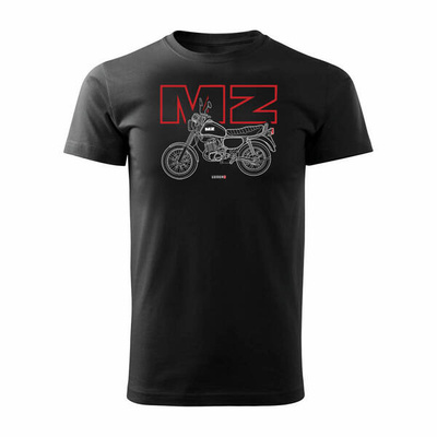 MZ ETZ 150 Herren schwarz REGULAR Motorrad-T-Shirt