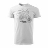 Honda Africa Twin CRF1100L Herren Motorrad Motorrad-T-Shirt weiß REGULAR