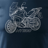 Honda NT 1100 Herren marineblau Motorrad-T-Shirt REGULAR