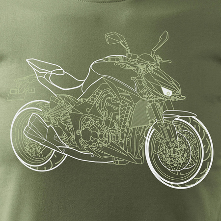 Verkauf - Kawasaki 1000R Herren khaki REGULAR Motorradtrikot