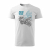 BMW GS 1250 ADVENTURE Herren Motorrad Motorrad-T-Shirt weiß REGULAR