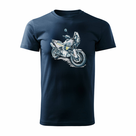 Husqvarna Norden 901 four legend Herren marineblau REGULAR Motorrad-T-Shirt
