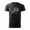 Cezet Cezeta 350 Herren-Motorrad-T-Shirt schwarz REGULAR